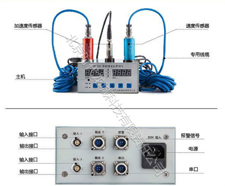 LC1000雙通道振動監測儀