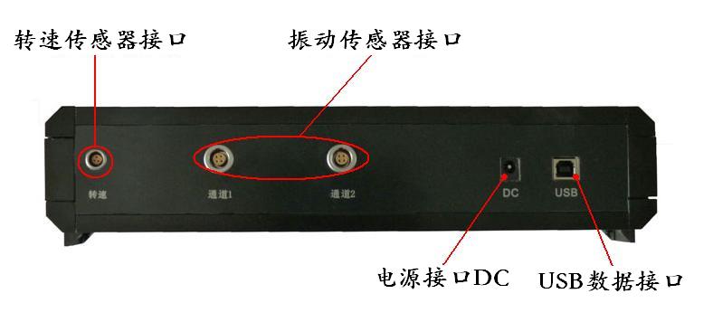 LC-8000多通道振動故障診斷系統采集箱后面板